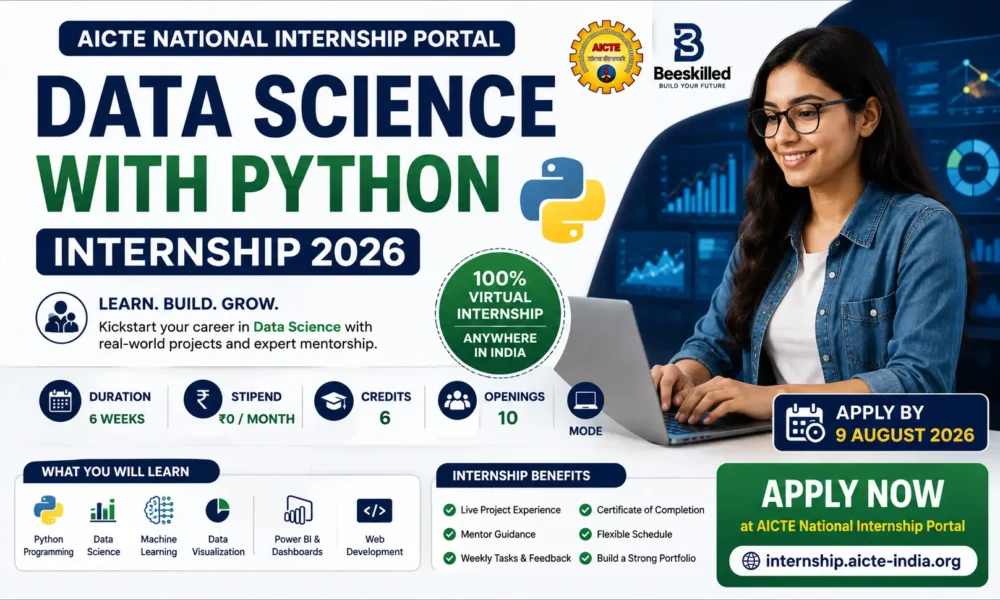 AICTE Data Science National Internship 2026
