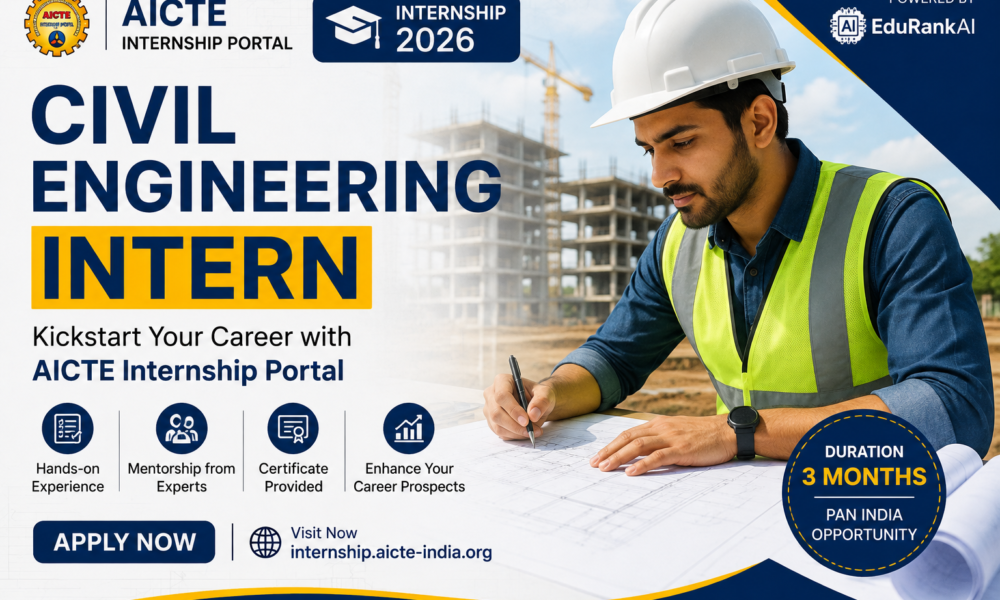AICTE Civil Engineering Intern 2026 