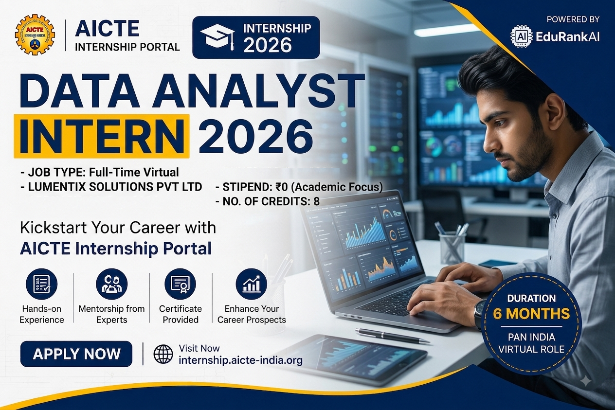 Data Analyst Intern Hiring 2026