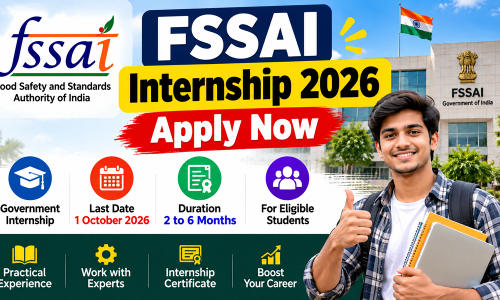 FSSAI Government Internship 2026