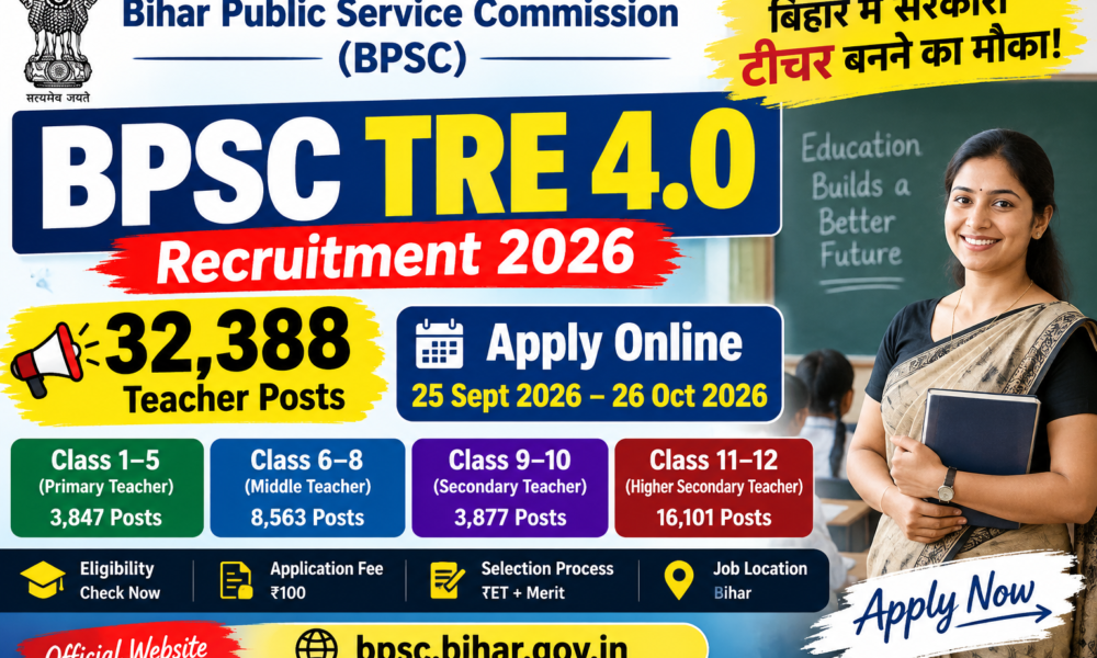 BPSC TRE Recruitment 2026