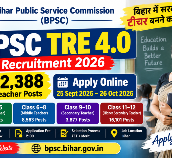 BPSC TRE Recruitment 2026